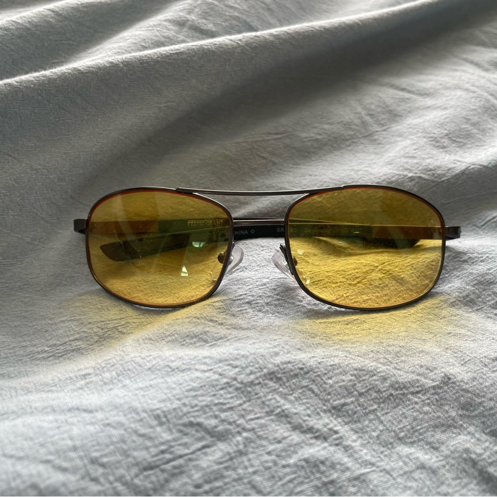 Trendy Yellow Lens Sunglasses